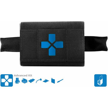 THE MICRO TRAUMA KIT NOW! COMPLETE KITS - BELT MOUNT, ADVANCED SUPPLIES, RANGER GREEN