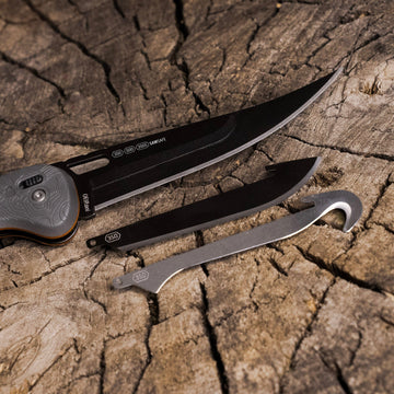OD EDGE RAZOR HTX 5" FLDR GRY/ORG/BK