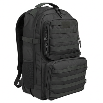 AI generated image for "MEDIUM \"2 DAY\" RANGER/COMPUTER BACK PACK - BLACK"