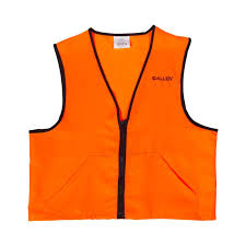 BLAZE ORANGE SAFETY VEST FOR HUNTERS