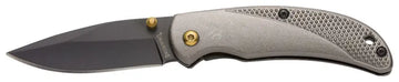 PRISM 3 - GRAY, DROP POINT, PLAIN EDGE, 2 3/8" BLADE