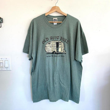 ROAD LESS TAKEN TEE - BLUE, XL