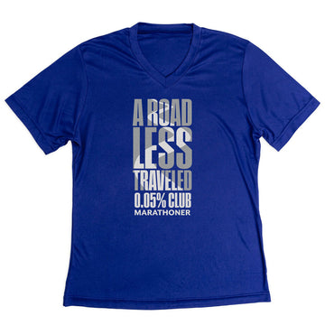 ROAD LESS TAKEN TEE - BLUE, SMALL