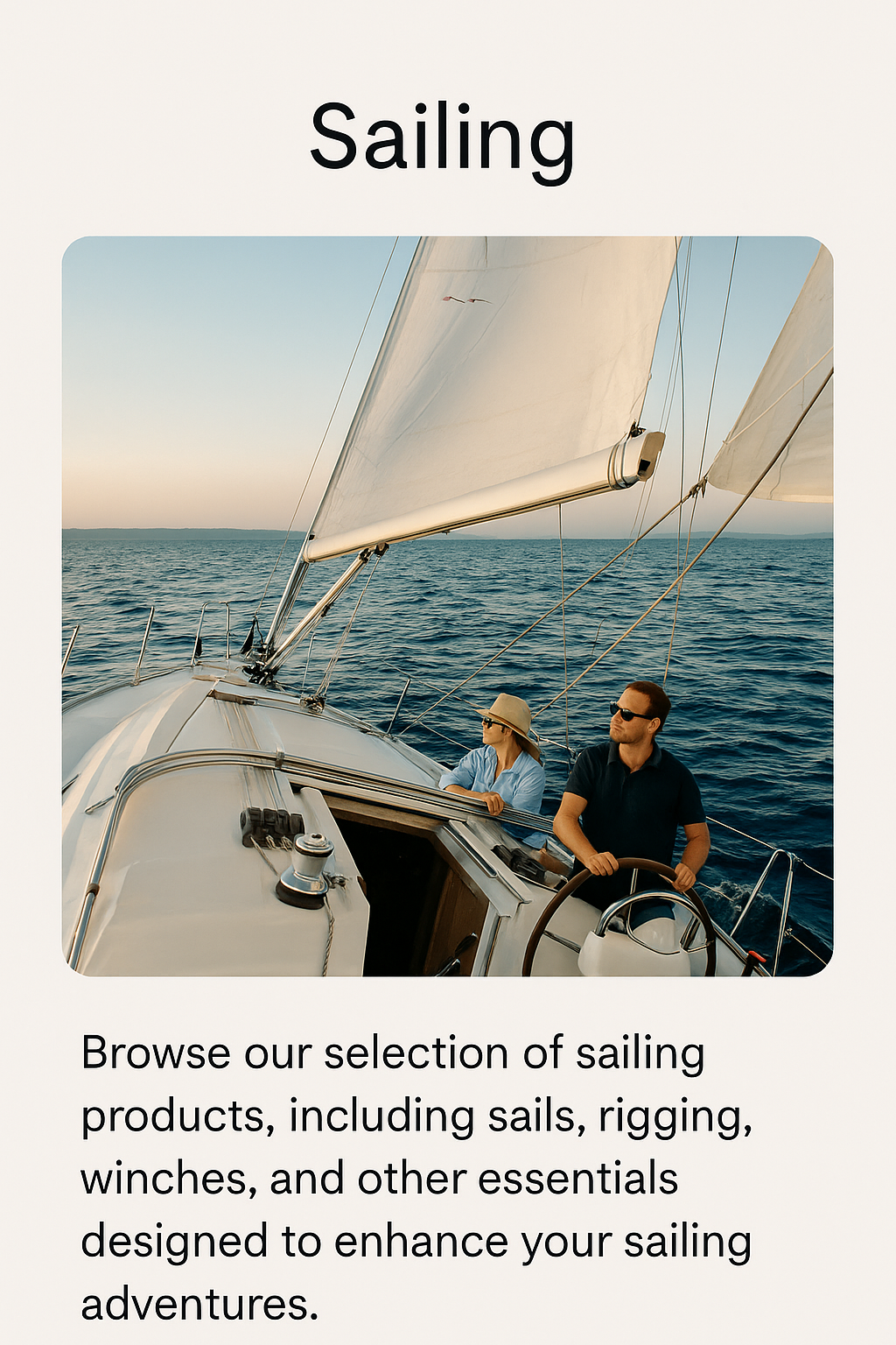 Sailing