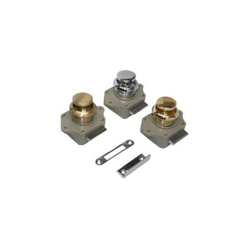 Sea-Dog Push Button Rim Latch - Polished Chrome