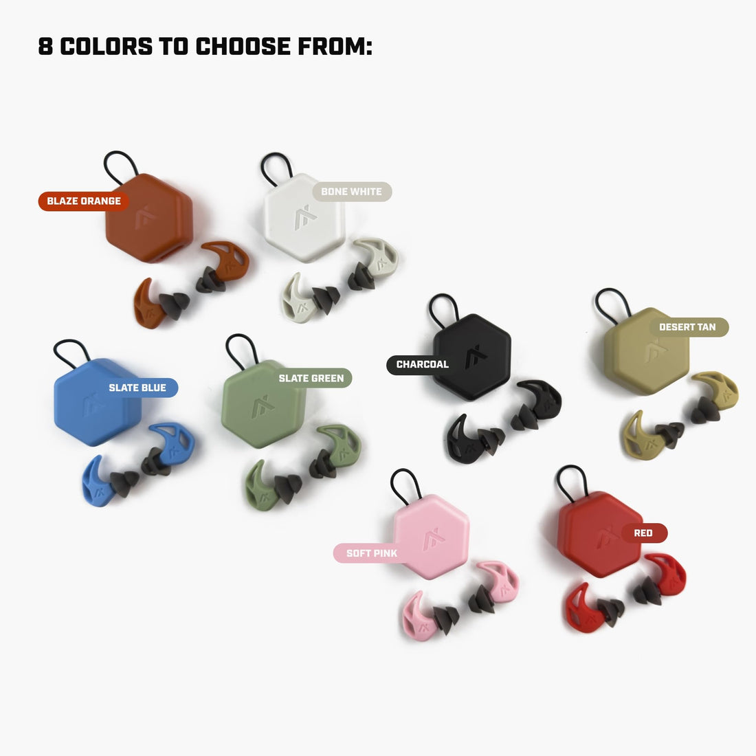 AXIL X20 EARPLUG BLAZE ORANGE