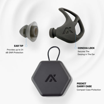 AXIL X20 EARPLUG DESERT TAN