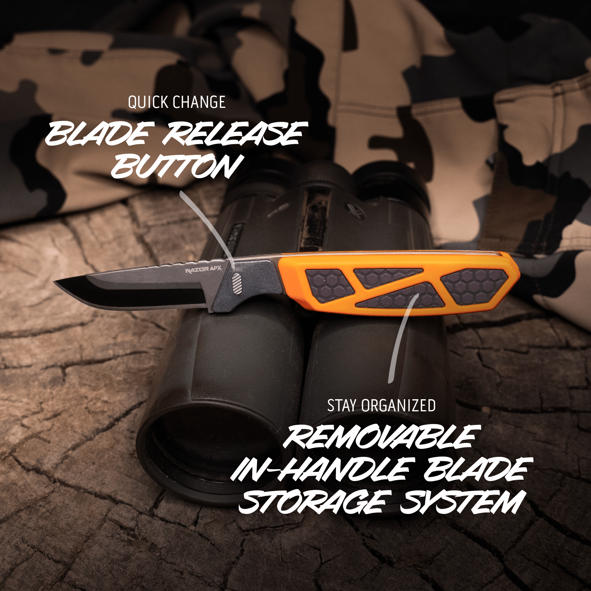 OD EDGE RAZOR APX 2.5" 5 BLDS ORG