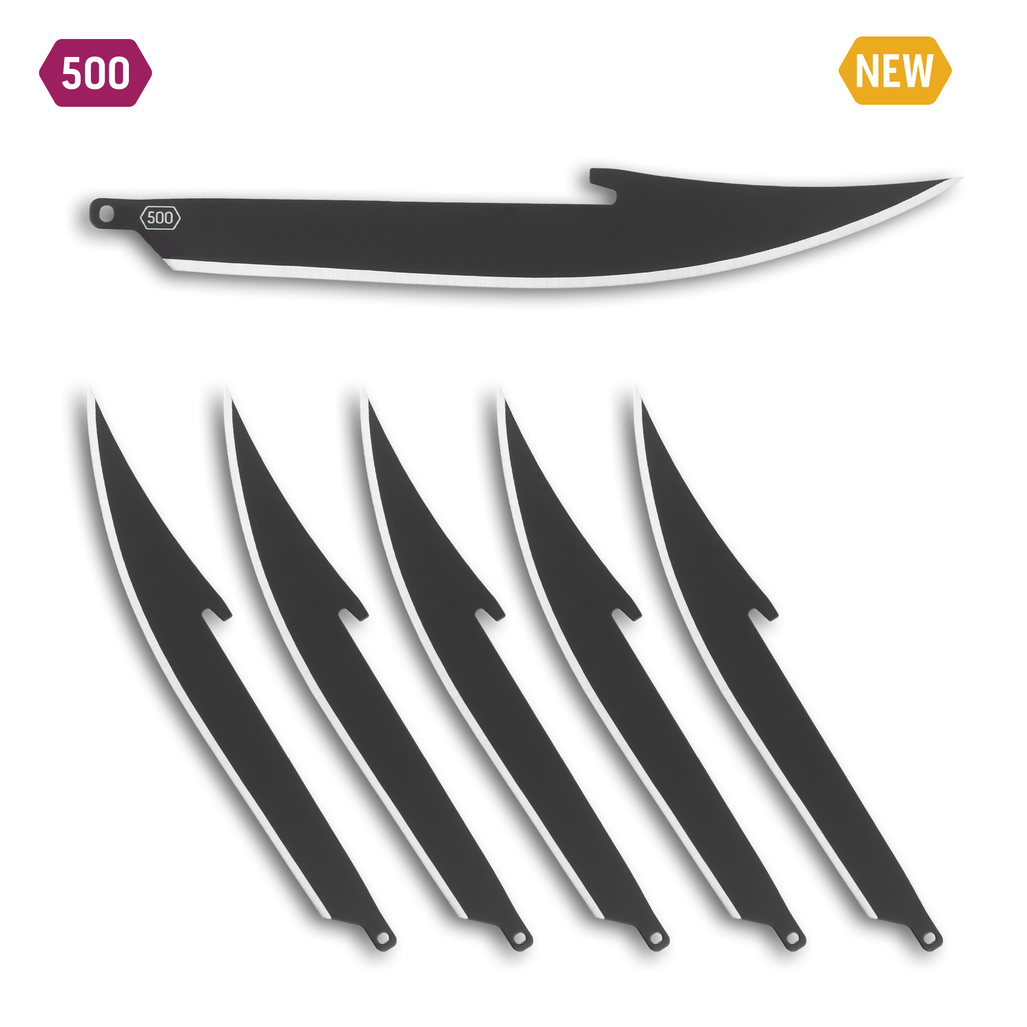OD EDGE BONING/FILLET 5.0" 6PK BLK