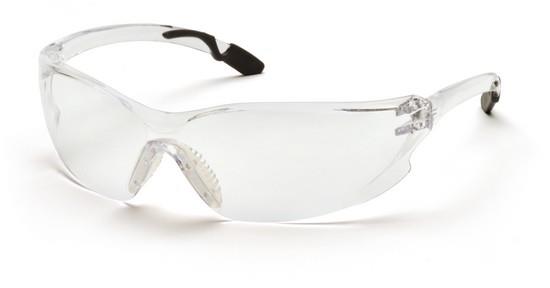 ACHIEVA SAFETY GLASSES - GRAY LENS, GRAY TEMPLE TIPS