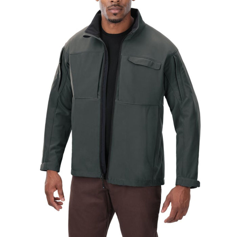 DOWNRANGE SOFT SHELL JACKET - GREY, 2XL