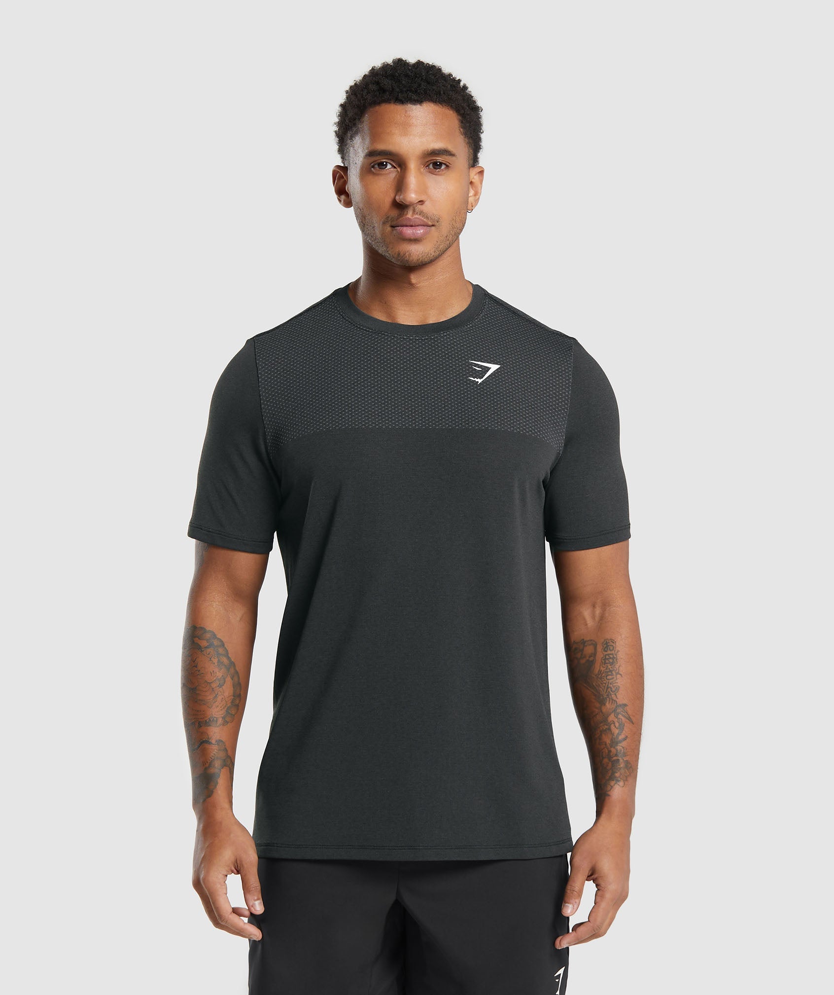 MEN\'S T-SHIRT - BLACK, MEDIUM