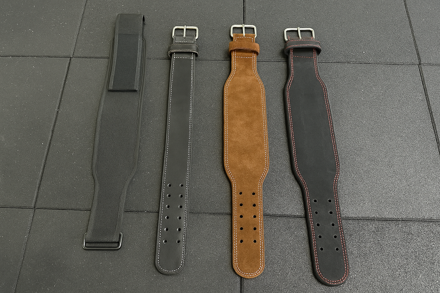 Comparison photo with other belts