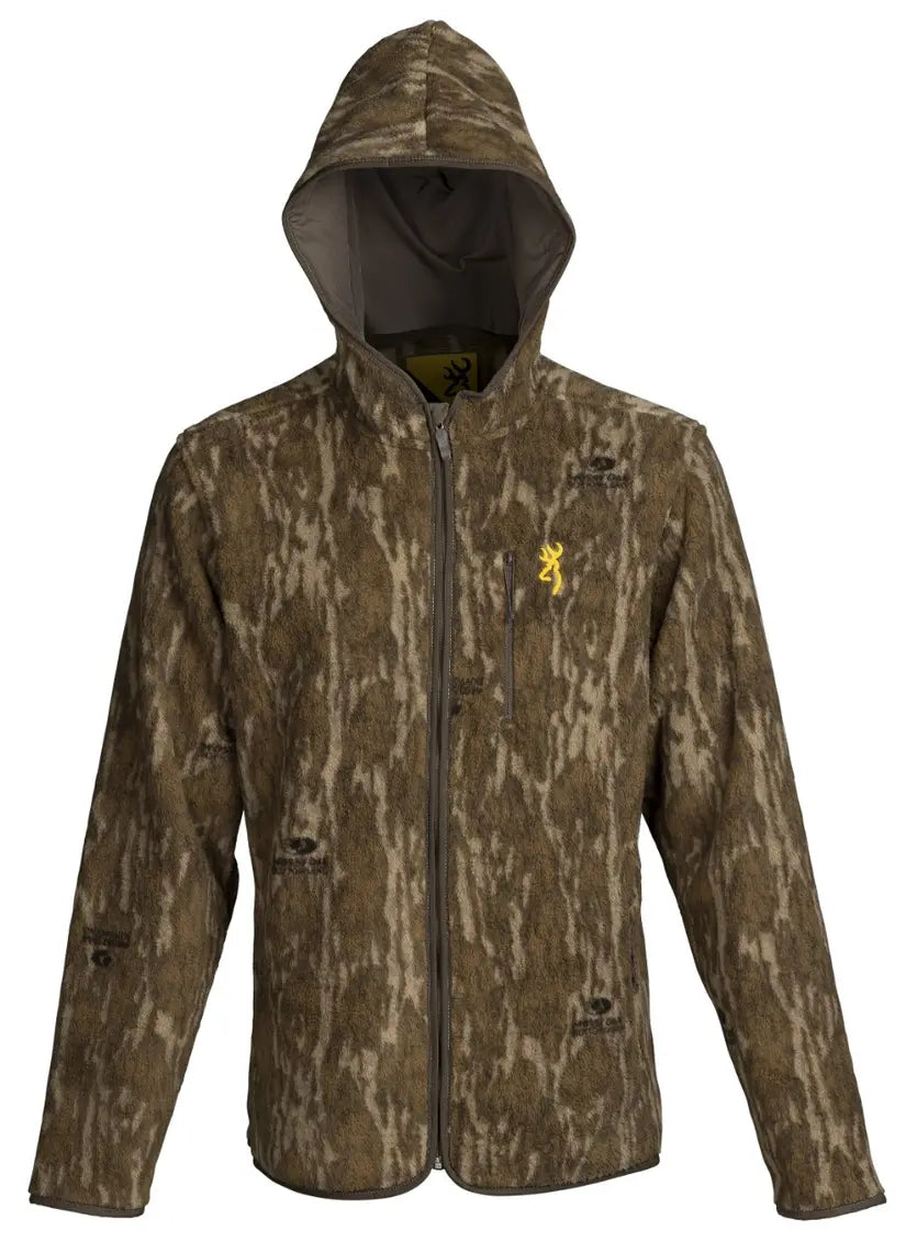 Browning Fleece 2.0 Jacket Mossy Oak Bottomland Camo 2XL