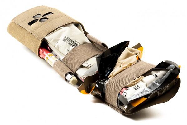 THE MICRO TRAUMA KIT NOW! COMPLETE KITS - BELT MOUNT, ADVANCED SUPPLIES, RANGER GREEN