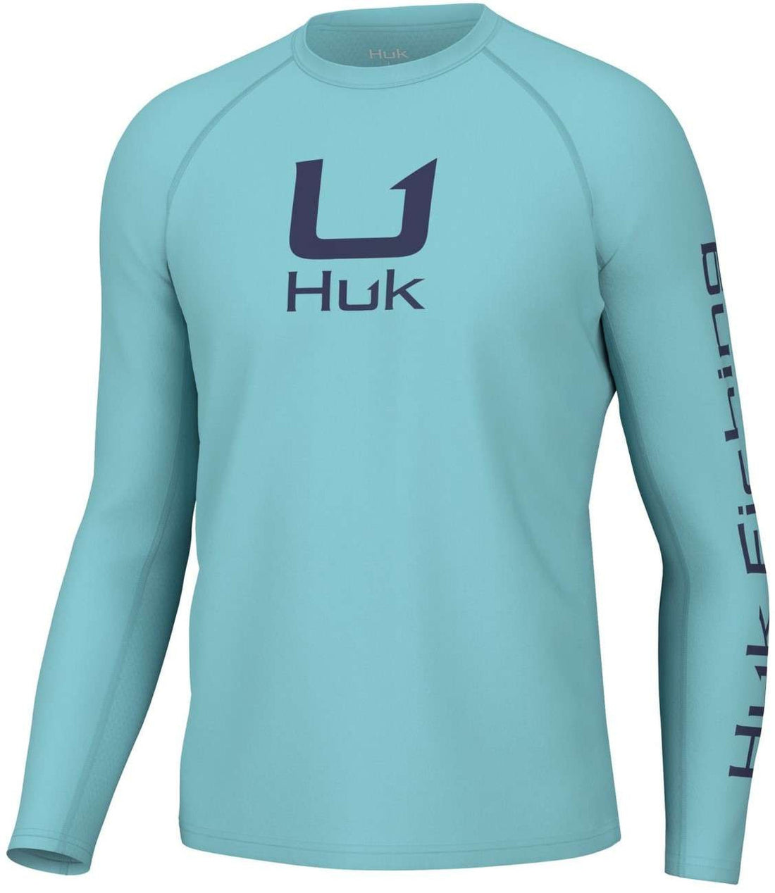 Huk Icon Crew Long Sleeve Shirt Ocean Blue S