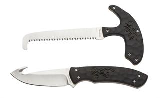 PRIMAL COMBO 2 PIECE - BLACK, GUTHOOK / SKINNER BLADE AND SAW