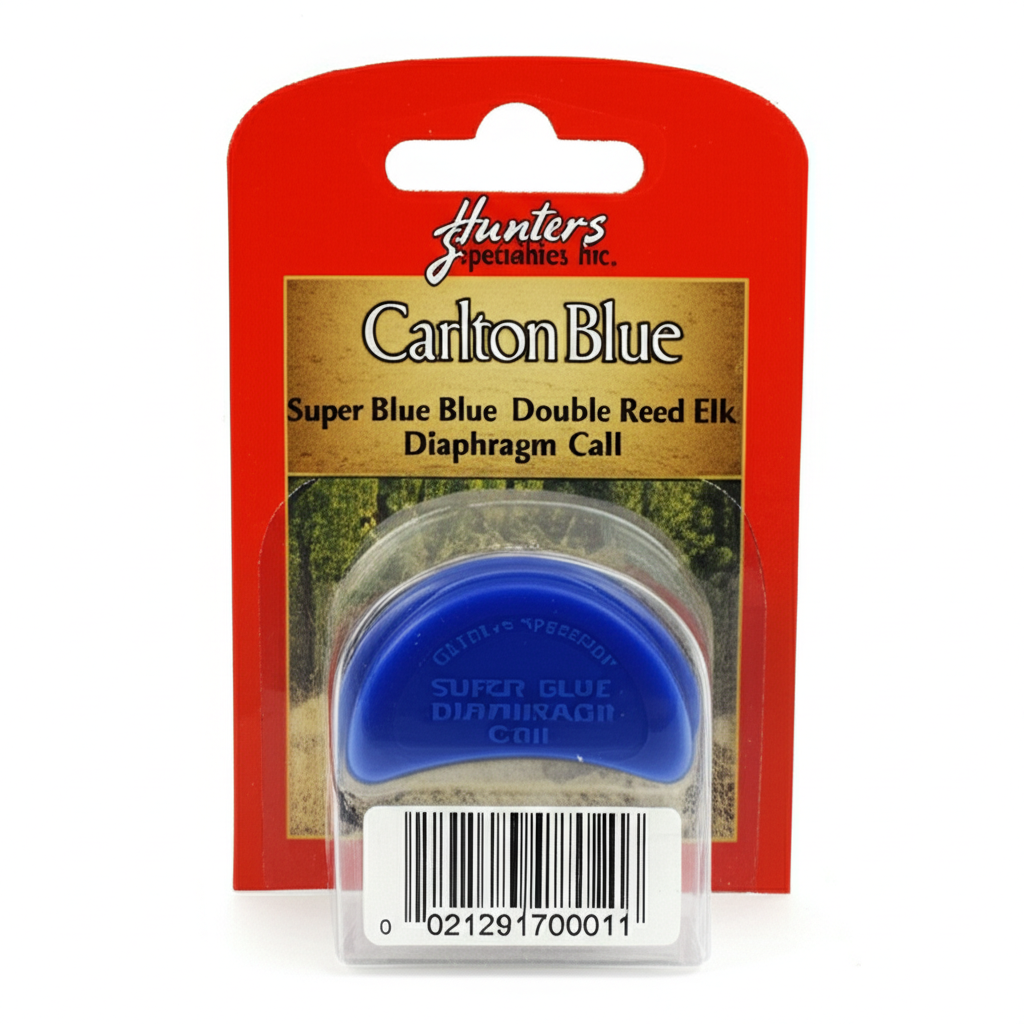 AI generated image for Hunters Specialties Carlton Super Blue Double Reed Elk Diaphragm Call