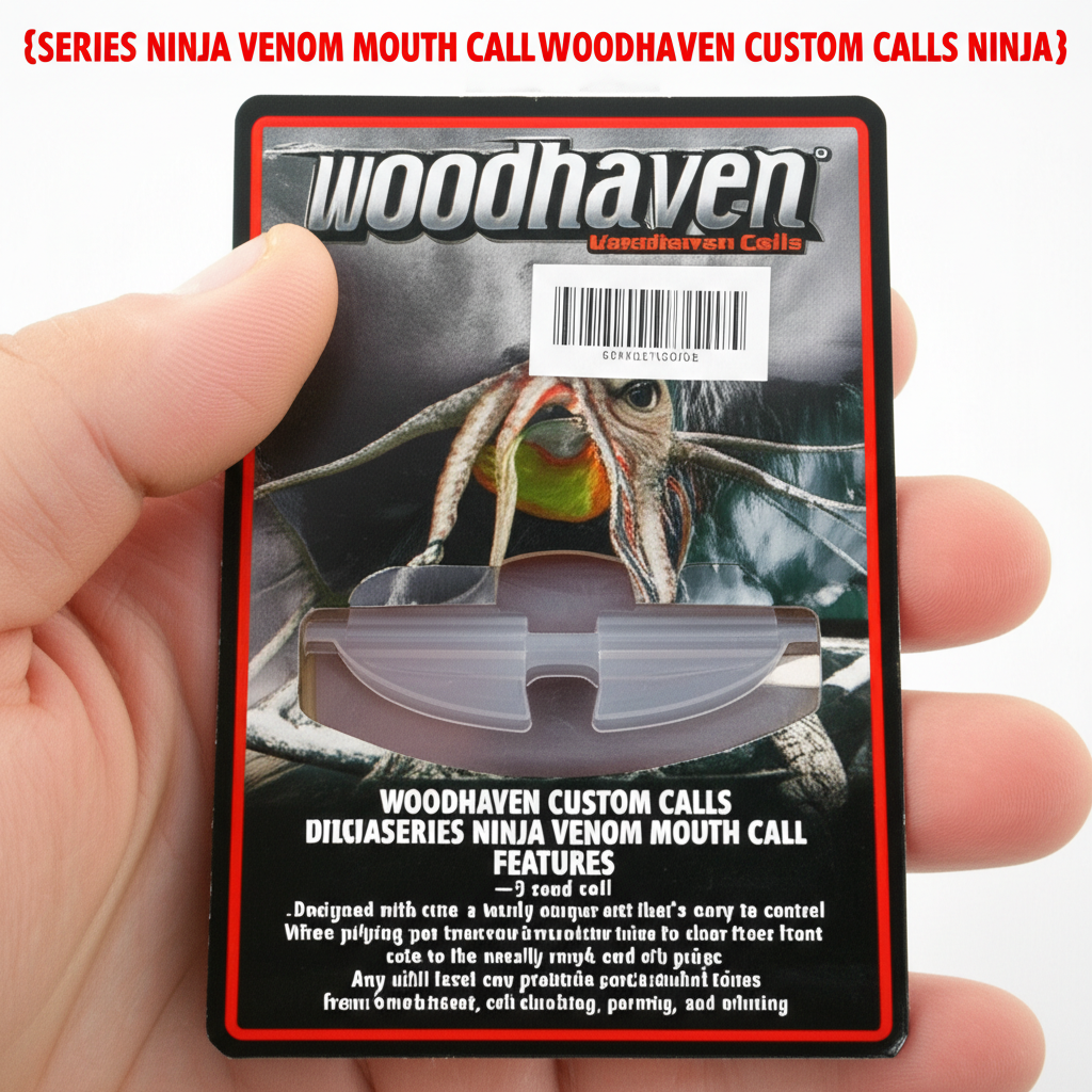 AI generated image for SERIES NINJA VENOM MOUTH CALLWOODHAVEN CUSTOM CALLS NINJA