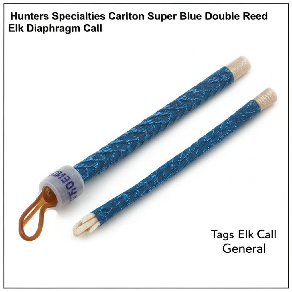 AI generated image for Hunters Specialties Carlton Super Blue Double Reed Elk Diaphragm Call