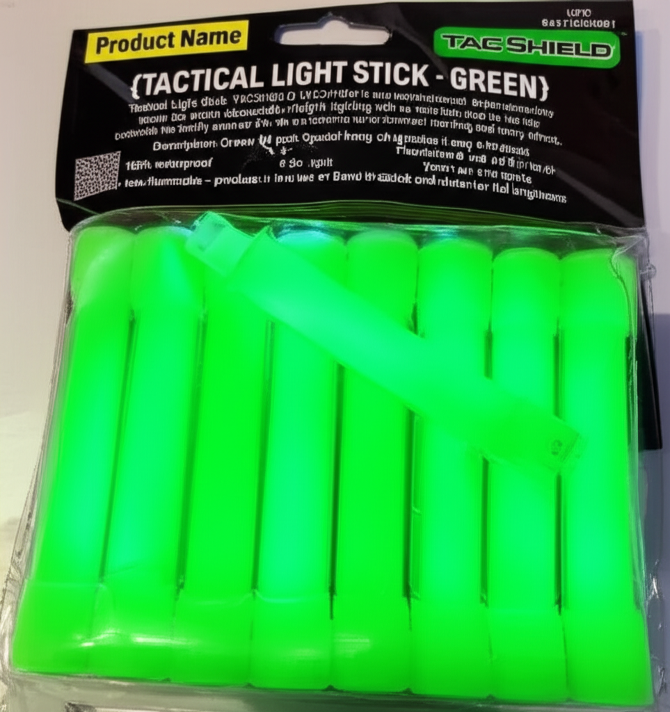 AI generated image for TACTICAL LIGHT STICK - GREEN