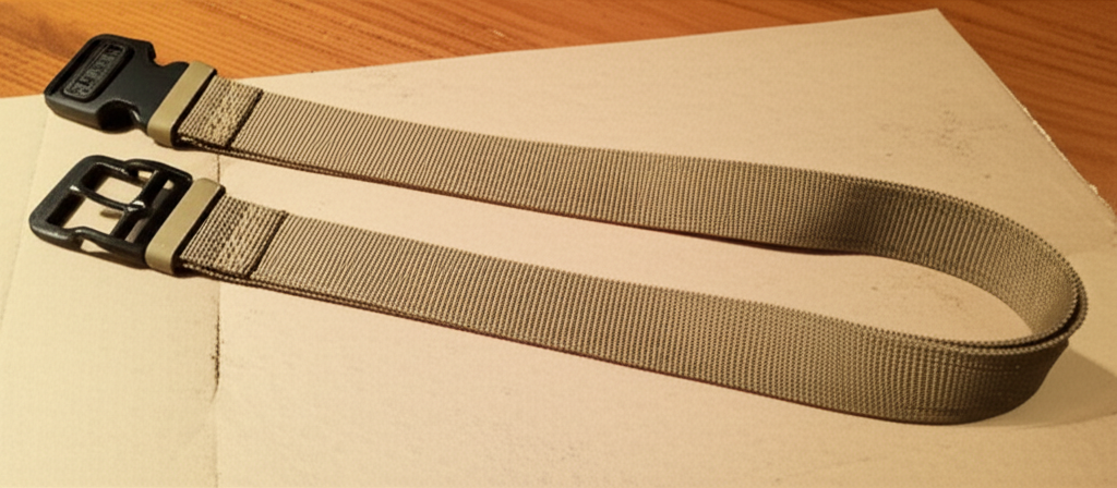 AI generated image for TACTICAL RIGGER BELT - COYOTE, LARGE 38\" - 42\"
