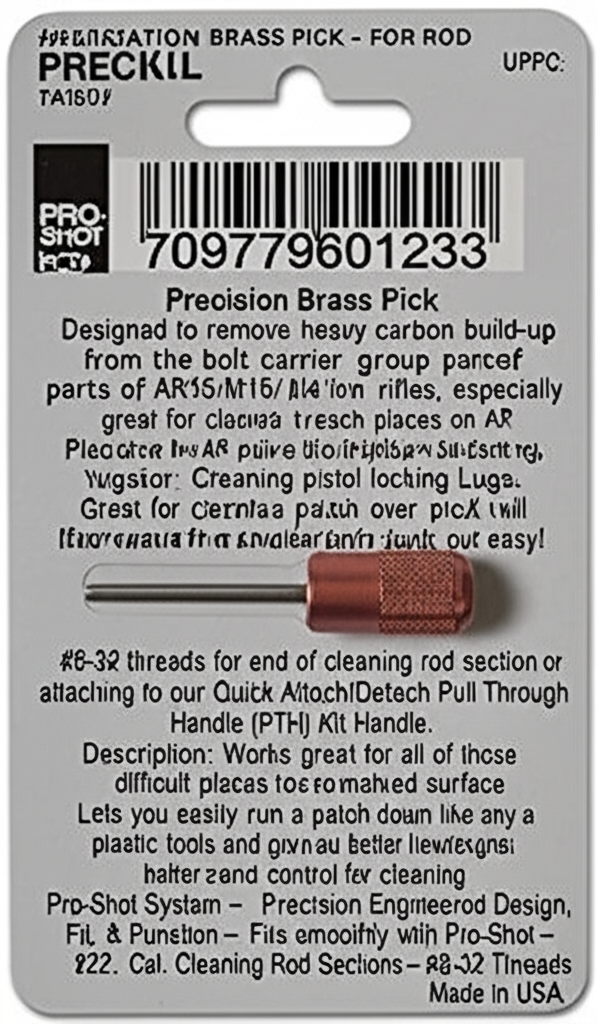 AI generated image for PRECISION BRASS PICK - FOR ROD OR PTH HANDLE
