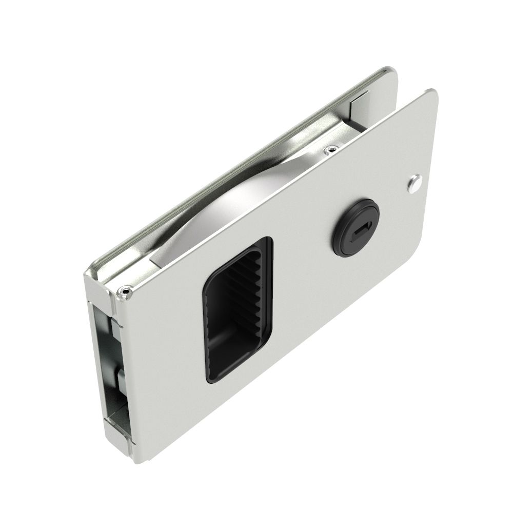 Southco Door Entry Lockset Flush - White
