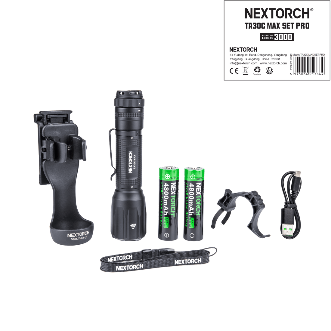 BATTERYNEXTORCH 21700 USB TYPE C