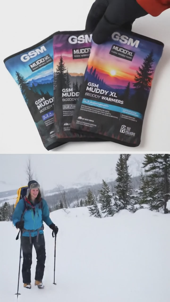 AI generated video for Muddy XL Body Warmer No Adhesive 3/ct