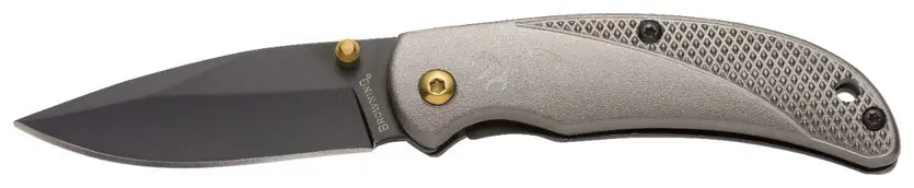 PRISM 3 - GRAY, DROP POINT, PLAIN EDGE, 2 3/8" BLADE