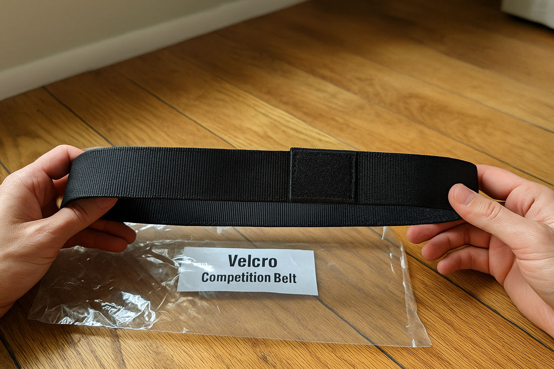 Comparison photo with other belts