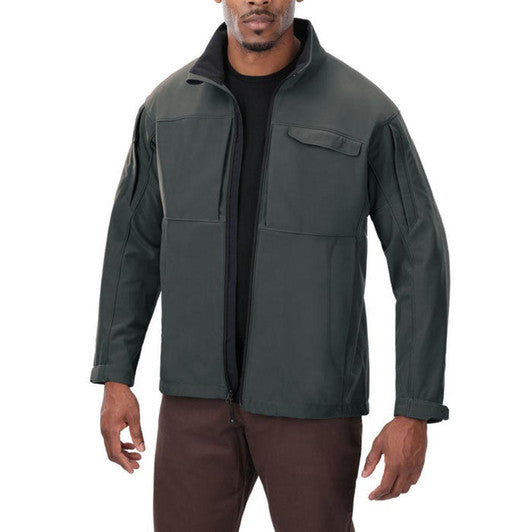 DOWNRANGE SOFT SHELL JACKET - GREY, 2XL