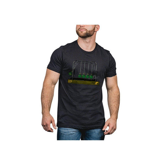 NEWTON\'S FRAG TEE - DARK GRAY, SMALL