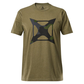 STEALTH LOGO TEE - GREEN, SMALL