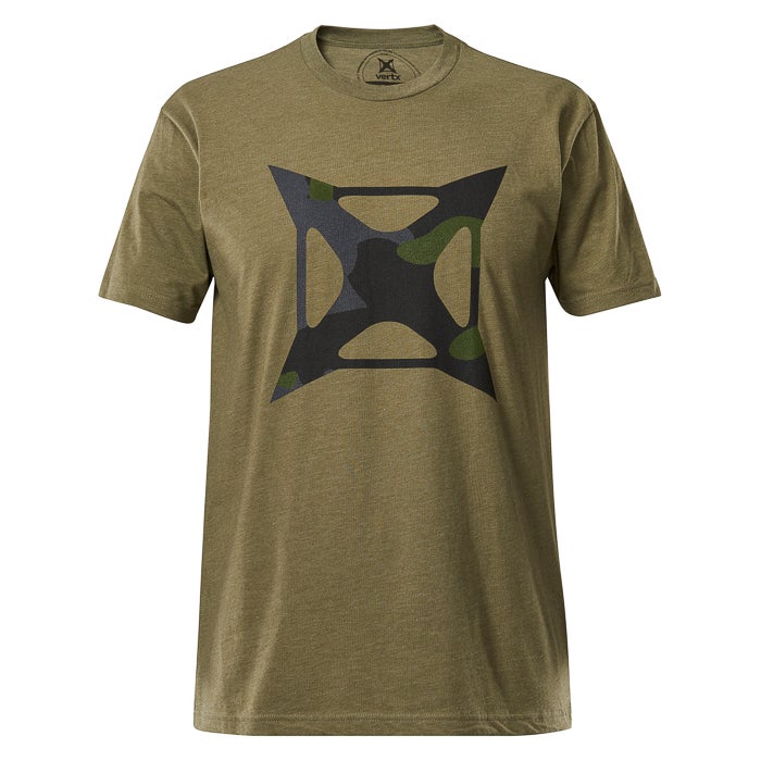 STEALTH LOGO TEE - GREEN, SMALL